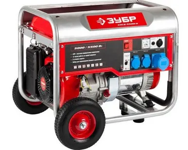 фото Генератор бензиновый Зубр ЗЭСБ-5500-Н