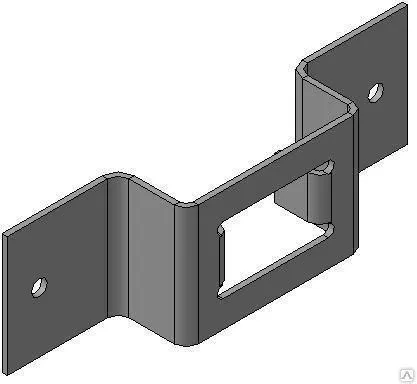 Фото №0 Скоба мет.К1157 УТ1.5 цинк