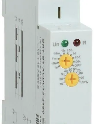 Фото №0 Реле задержки выключения ORT 1 контакт 12-240В AC/DC IEK ORT-B1-ACDC12-240V