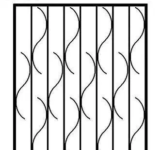 фото Решетка на окно R7