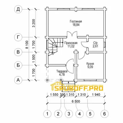 Фото №1 Сруб (105.32 м2)