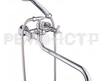 фото Смеситель для ванной 270 силумин двухручковый BBD-2005S-35S-61, 1/2' Lucky Tap, 1/10 П