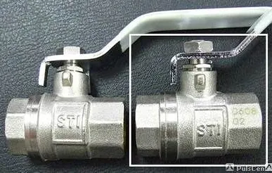 фото Кран шаровый латунный Ду50 муфтовый STI t до 200град.С