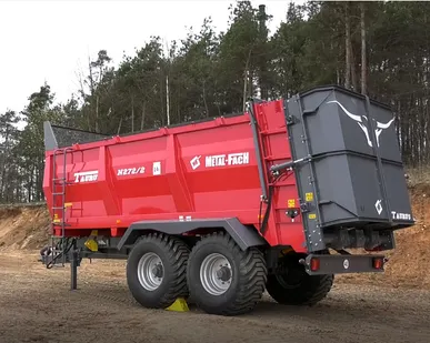 фото Навозоразбрасыватель Мetal Fach 14 тонн N-272/2