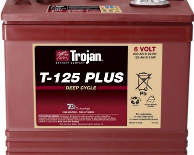 фото Аккумуляторная батарея TROJAN T-125+