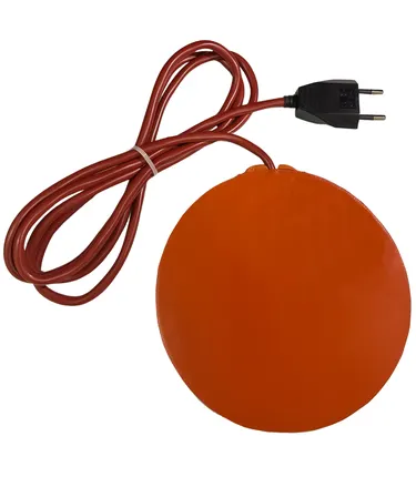 Фото №0 Нагревательная силиконовая пластина круглая / Подогрев поддона / Подогрев масляного бака