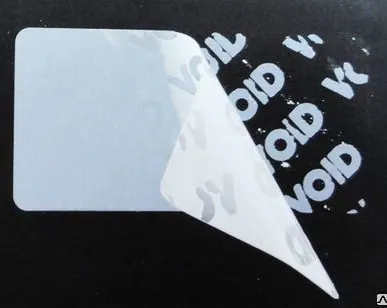 фото Этикетки контроля вскрытия Pet 50 TC Void white S-697 BG45