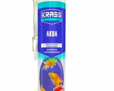 фото Герметик силикон для аквариумов KRASS бесцветный 300 мл
