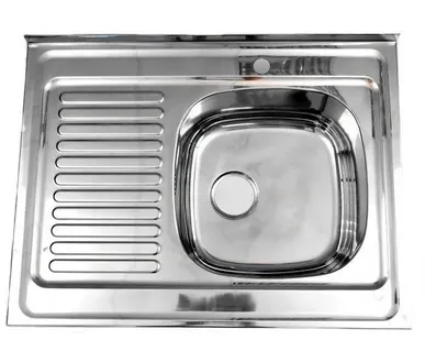 фото Мойка MAGNUS врезная770*500пр./1мм гл.200мм дек+си