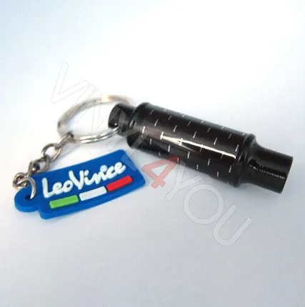 Фото №0 Брелок Выхлопная труба LeoVince черная