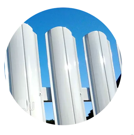 Фото №0 Металлический штакетник Круглый 0,45