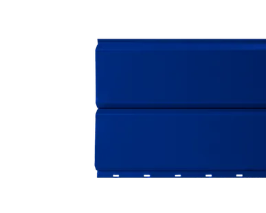 фото Сайдинг Кровля Сервис Брусnika Сигнальный синий 0,45 мм Полиэстер