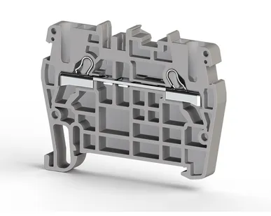 фото Klemsan Клеммник пружинный быстрозажимной (Push in), 2,5 мм.кв. (серый); PYK2,5