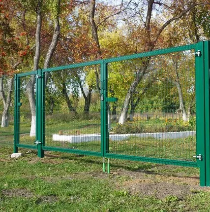 Фото №0 Ворота распашные для 3д забора "Small" 3000х1500 мм