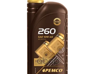 фото PEMCO 10W-40 Sn/Ch-4, A3/B4 1Л (Полусинт. Мотор. Масло)