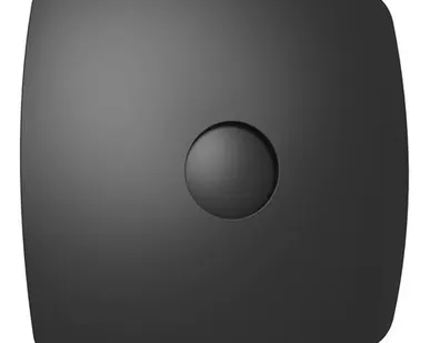 фото RIO 4C Matt black вентилятор накладной с обратным клапаном d100 DiCiTi