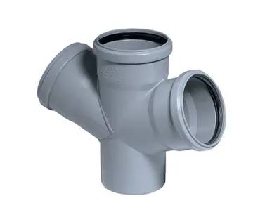 фото Крестовина 1- плоск. 110х110х110/67°, кан. внутренняя, РР, Ostendorf, HTDA