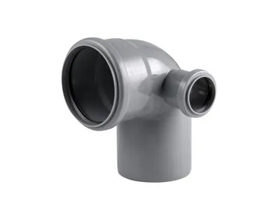 фото Отвод правый ВК ПП 110/50х87, серый,РТП