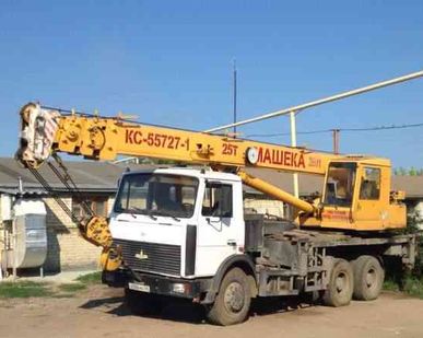 фото Аренда автокрана, крана КС-55727-1 «МАШЕКА» КС-55727-1 25 тонн