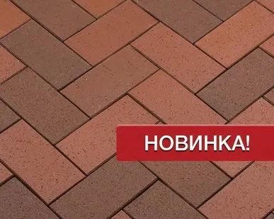 фото Брусчатка клинкерная BALTIC NUANCE STT 200x100x52 мм Краcно-корич. пёстрый