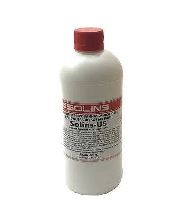 Фото №0 Концентрат для ультразвуковых ванн SOLINS US 0.5л