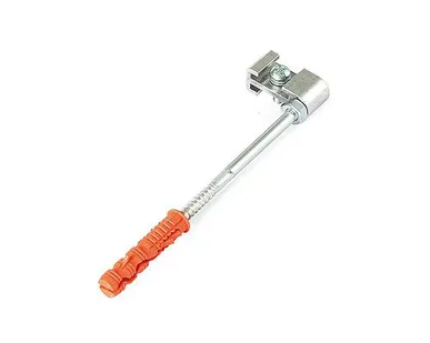 фото BRYZA 100 Крюк хомута металлический 220 мм RAL 9010 белый