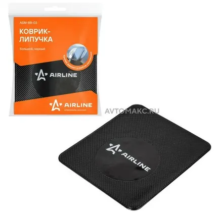 Фото №0 AIRLINE Коврик липучка чёрный 138*160мм