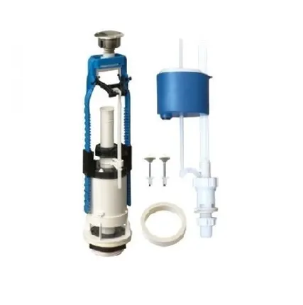 Фото №0 69.55(57).14.3 арматура для унитаза кнопка хром ниж. подводка