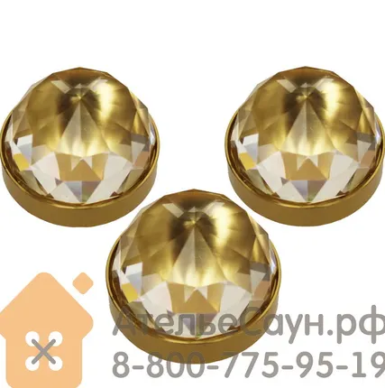 Фото №0 Набор хрустальных насадок Cariitti CR-30 Kit 3 (1532632, 3 шт, золото)