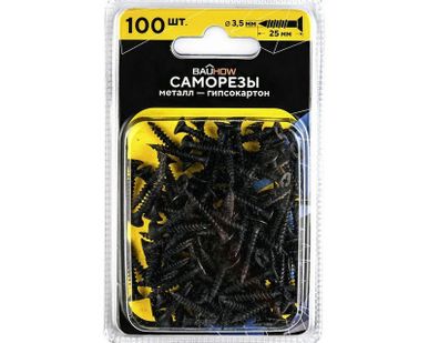 фото Саморез по металлу 3,5x25 Bauhow 100шт
