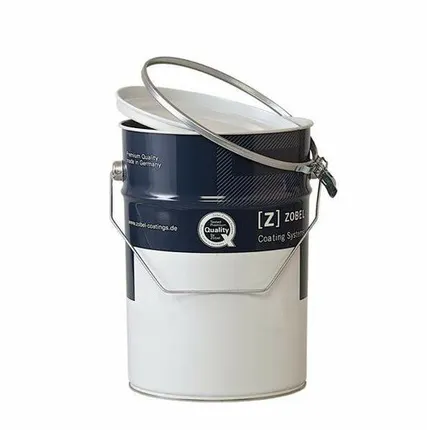 Фото №0 Тара металлическая для водных материалов (банка,крышка,зажим), 5л