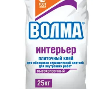 фото Волма Интерьер - клей плиточный, 25кг