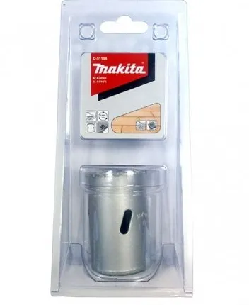 Фото №0 Коронка MAKITA по кирпичу/керамике (43мм,вольфрам.напыление)/D-51194