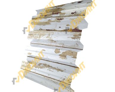 фото Профнастил Н-60 0,5 Printech двухсторонний Vintage Wood (Старинная древесина)
