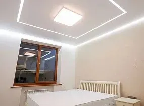 фото Натяжные потолки с подсветкой