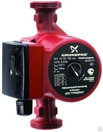 Фото №0 Насос циркуляционный бытовой Grundfos UPS 32-60 для дома