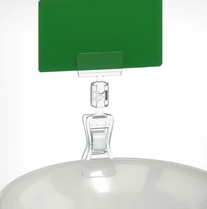 Фото №0 Ценникодержатель на прищепке универсальный малый FXS 0/FIX 0 мм