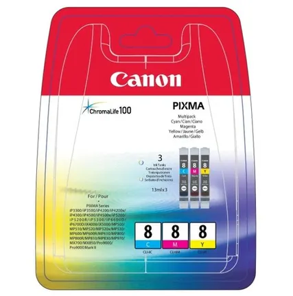 Фото №0 Набор картриджей Canon CLI-8 C