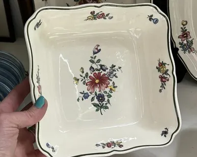 фото Салатник квадратный Alt Strassburg ВиллеройБох 22 см фарфор Германия