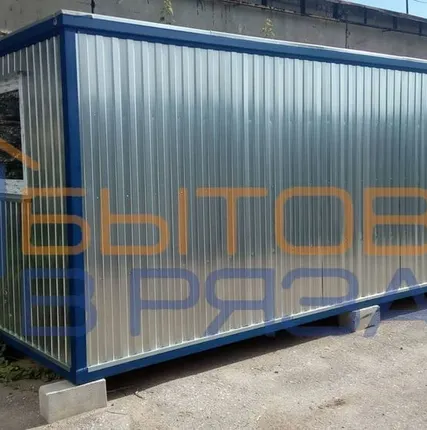 Фото №0 Бытовка БК-02 ДВП, тамбур, 6.0х2.4х2.4м