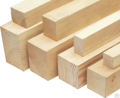Фото №0 Брусок 40х80х3000мм (сорт АВ) сухой строганный
