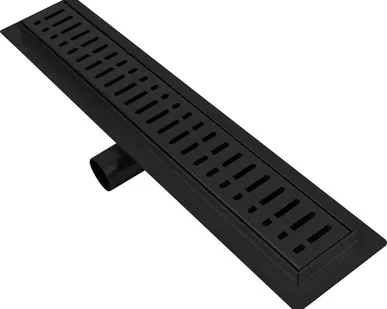 фото R650.70.06 ЧЁРНЫЙ Трап для душа (7х70 см) RAGLO