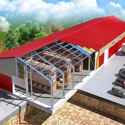 Фото №0 Возведение хранилища по технологии ЛСТК