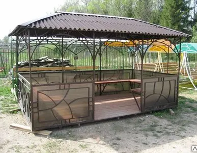 фото Беседки металлические