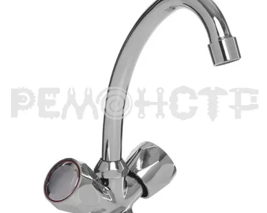 фото Смеситель для кухни с гайкой без подводки 934 латунь KDM-2018B-01-59, 1/2' Lucky Tap, 1/10 П