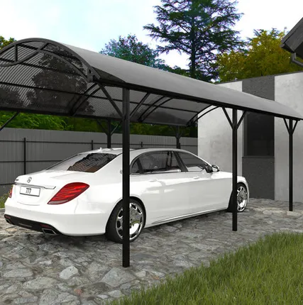 Фото №0 Арочный навес №2 из поликарбоната 3,5х6,3 м