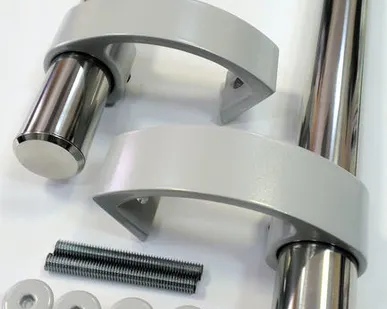 фото Ручка нержавеющая сталь 1000 для профильной двери