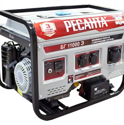 Фото №0 Ресанта Электрогенератор БГ 11000 Э Ресанта