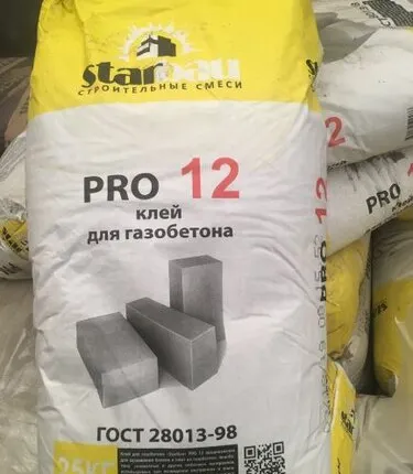 Фото №0 STARBAU клей для газобетона PRO 12