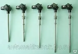 фото Термосопротивление ТСМ 0879 50М/С/2/-50*+150*С/ L=200mm,D=10mm,гайка,штуц